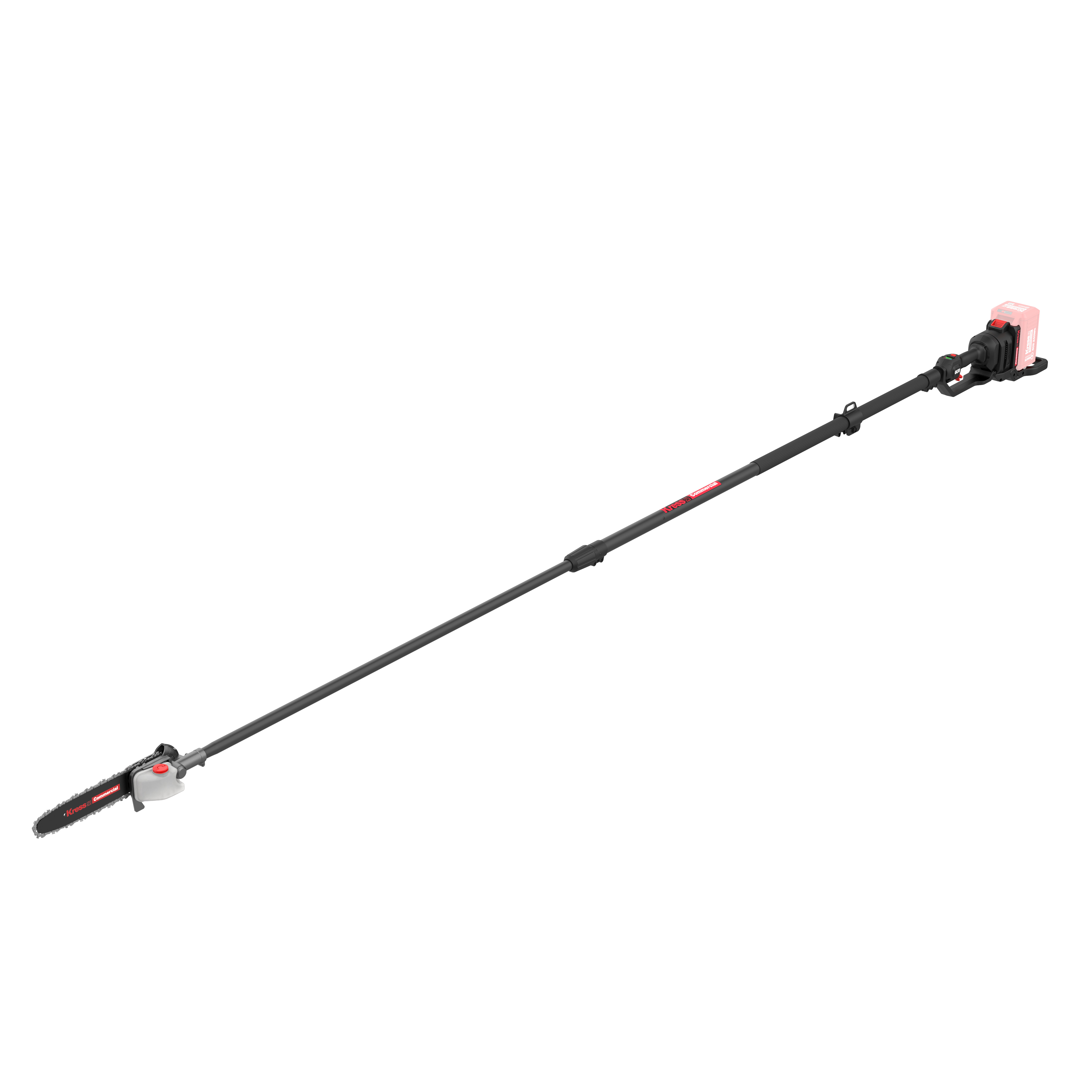 Motosierra 1,2 kW con pértiga extensible (Sin batería, ni cargador)